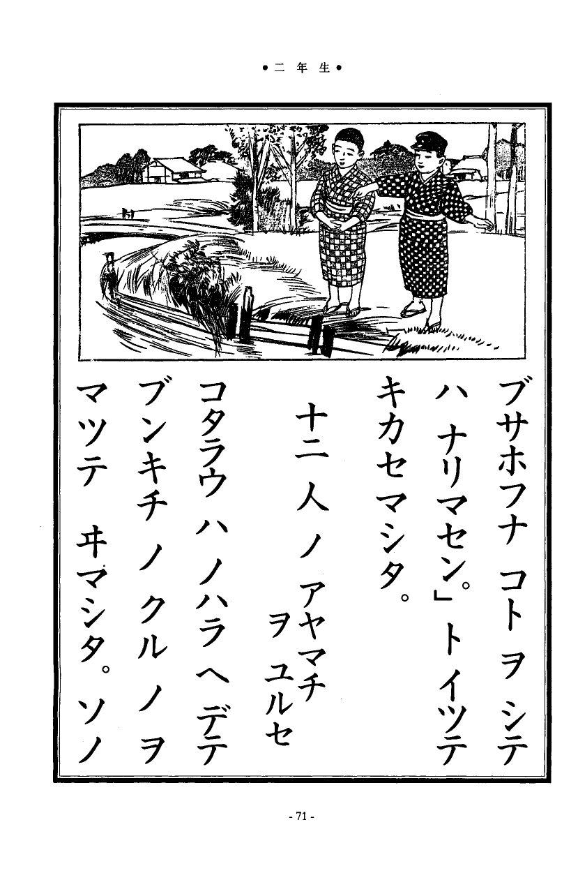 国民の修身 68頁目（二年生）